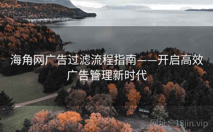 海角网广告过滤流程指南——开启高效广告管理新时代