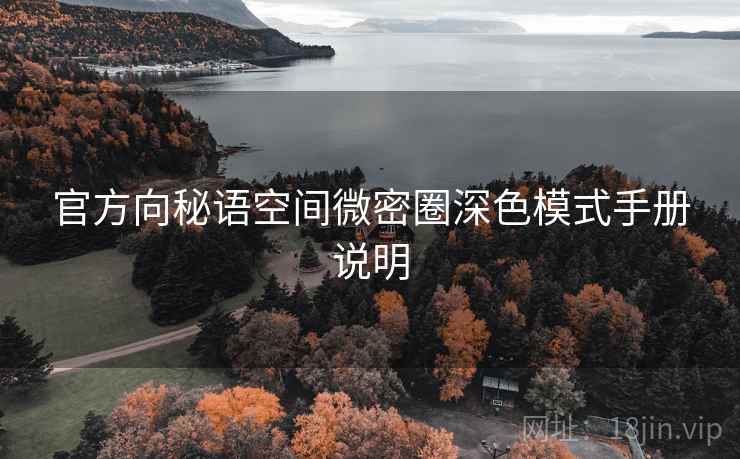 官方向秘语空间微密圈深色模式手册说明